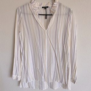 NWOT Massimo Dutti Long Sleeve Striped Blouse